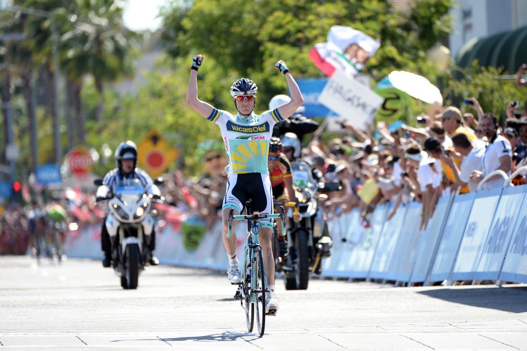 Lieuwe Westra wins stage 1 of the Tour of California on May 12, 2013 in Escondido, United States.