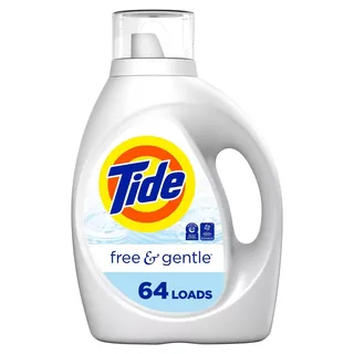 Tide Free & Gentle Liquid Laundry Detergent - 84 Fl Oz