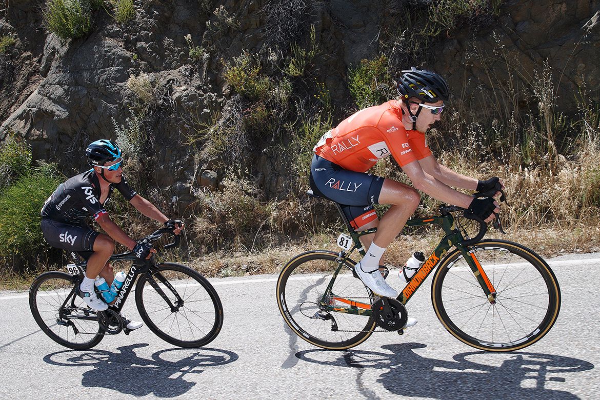 Rob Britton with Peter Kennaugh for company