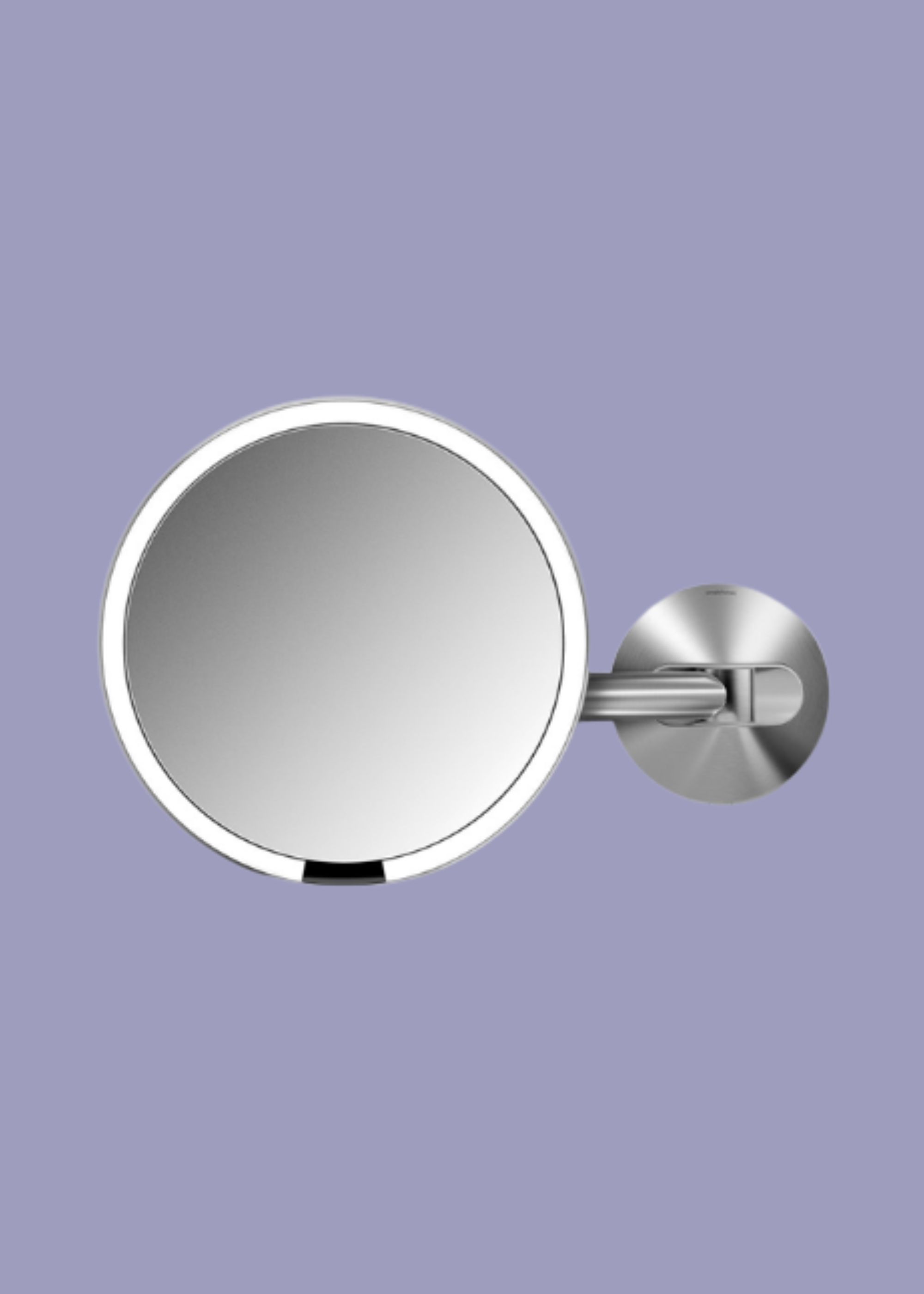 Wayfair, Round Hard-Wired Wall Mounted Makeup Sensor Mirror