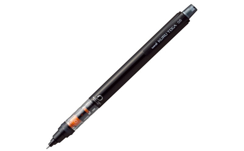 Best pencils: Uni Kurutoga Pipe Slide pencil