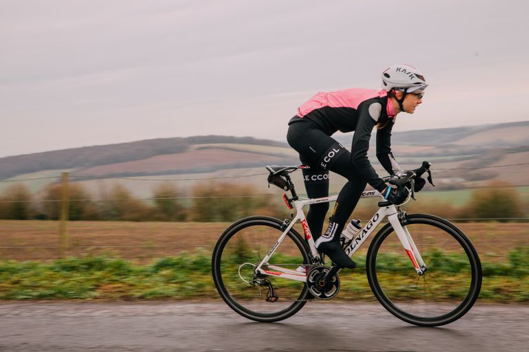 winter cycling outfit