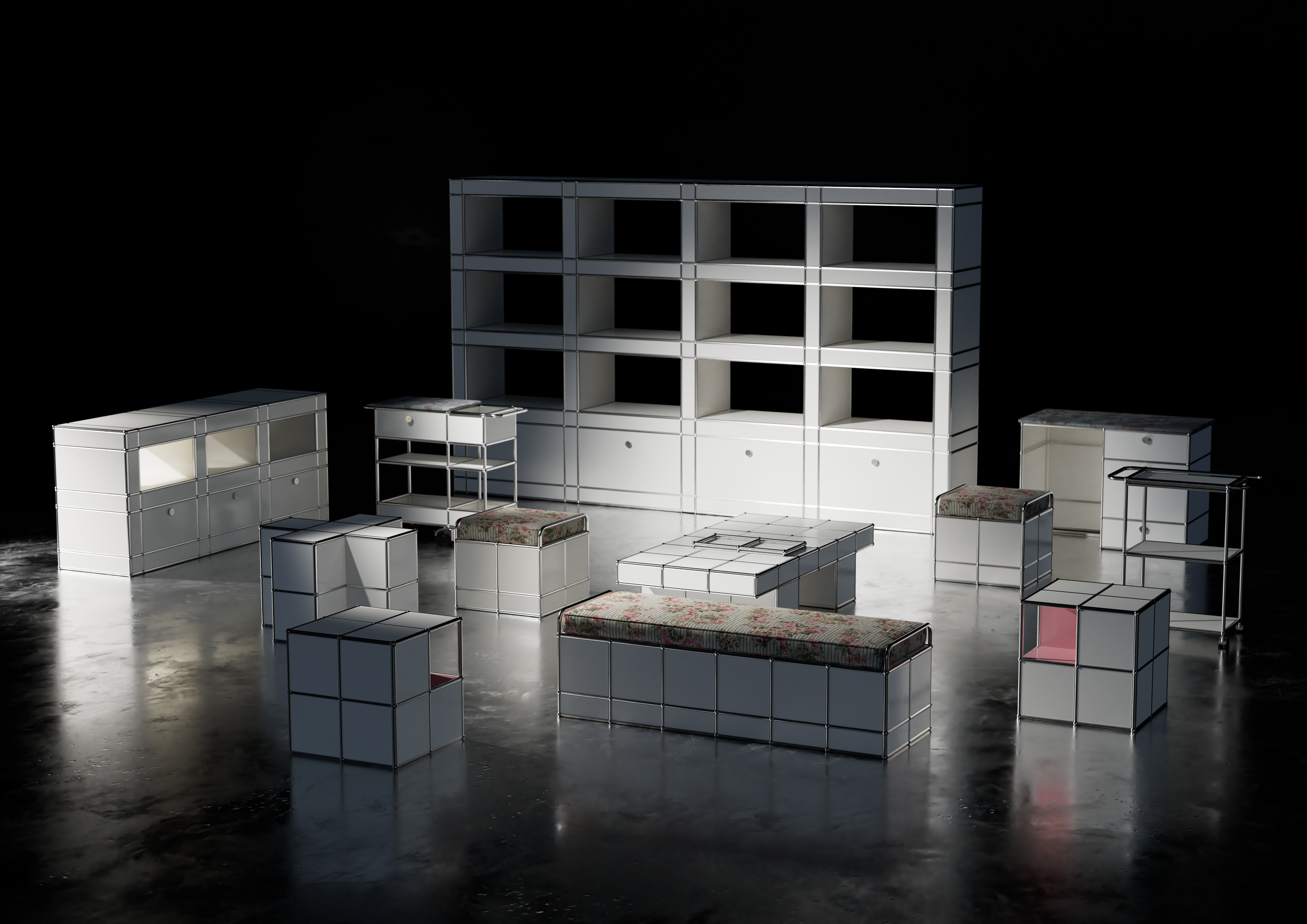Tessellate furniture by Buchanan Studio for USM