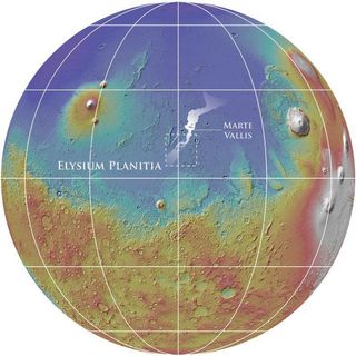 Mars Map Marte Vallis