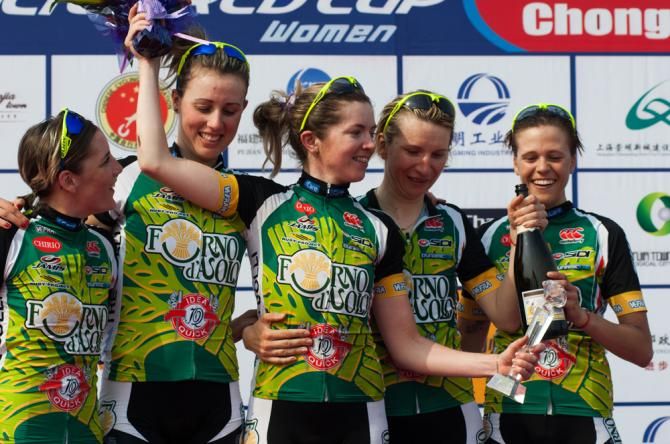 Tetyana Riabchenko (Forno D'Asolo) with her teammates