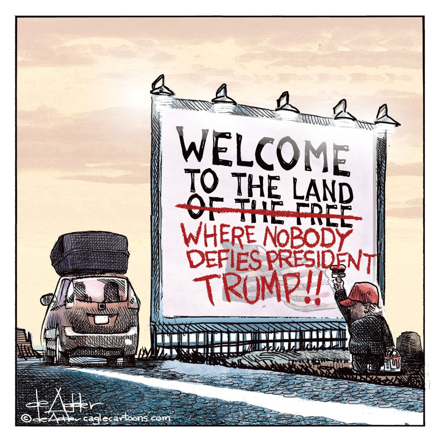 
                                Political cartoon
                            