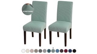 Turquoize Dining Room Chair Covers