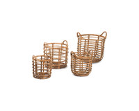 Rattan Basket Rattan Handle Collection starting at $19.99, at TJ Maxx