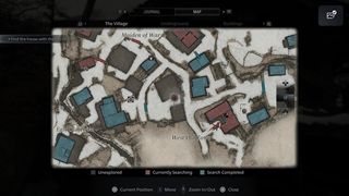 Resident Evil Village town map