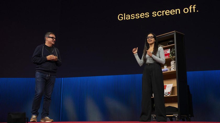 Samsung Project HAEAN Android XR glasses being shown off at TED 2025