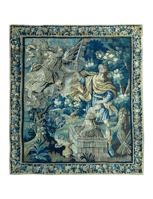 Historical 18cen. Antique French Aubusson Tapestry 