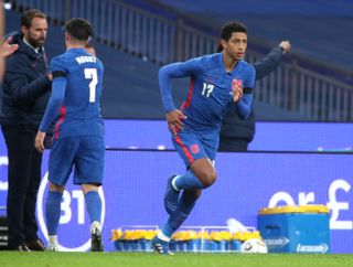 Sancho's Borussia Dortmund team-mate Jude Bellingham made his England debut on Thursday.