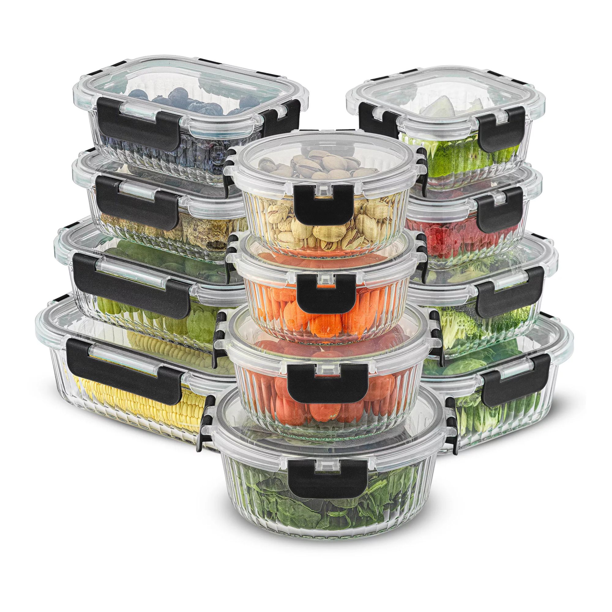 JoyJolt 24-Piece Food Storage Containers With Lids