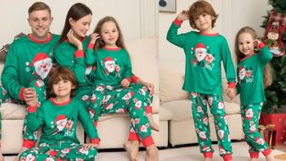 GridGirlOutfits Santa pyjamas