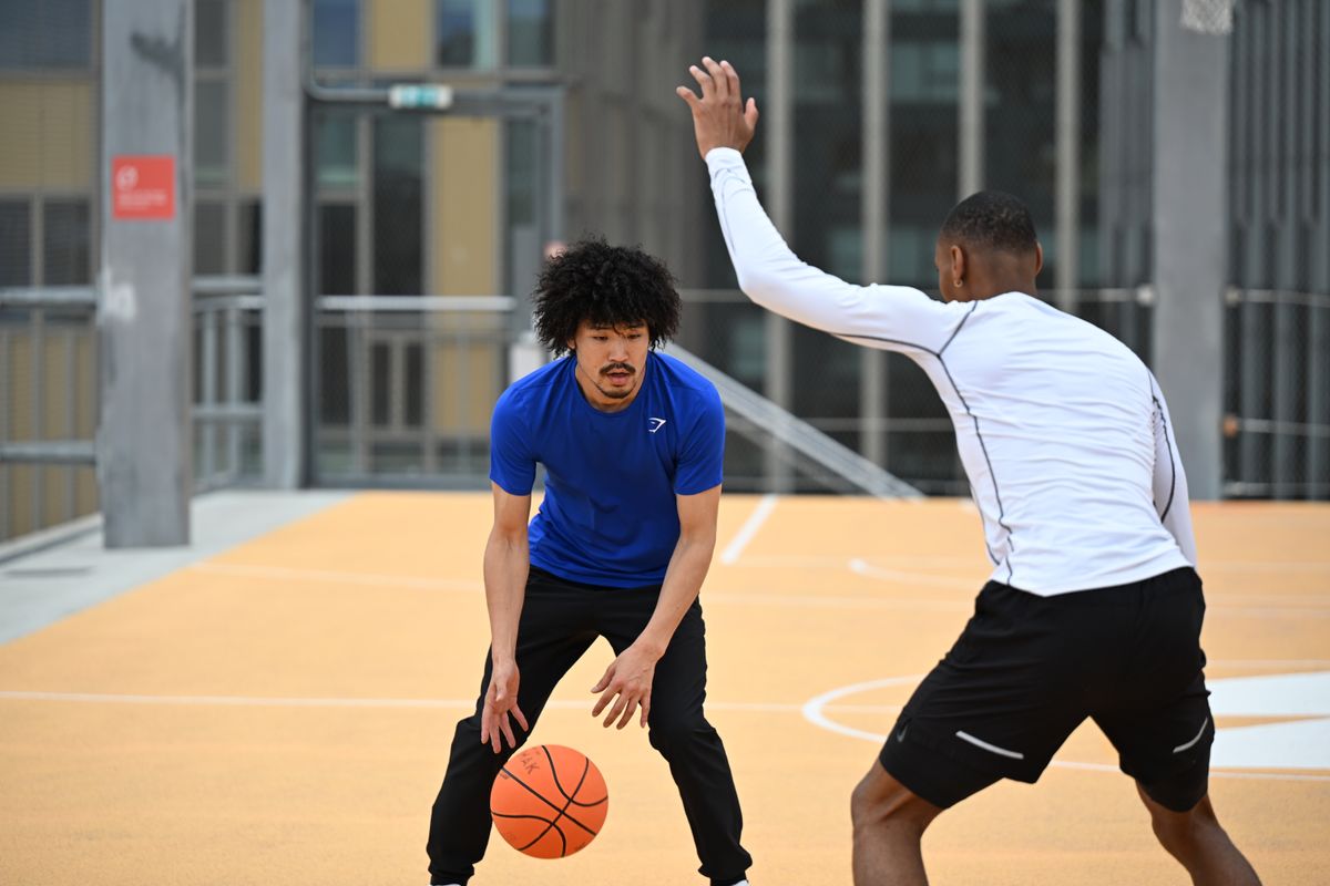 Basketball players, captured with the Nikon Z6 III