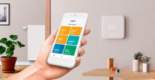 The Tado smart home thermostat and smartphone app