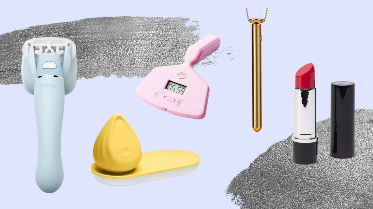 A selection of secret vibrators that work under a second function