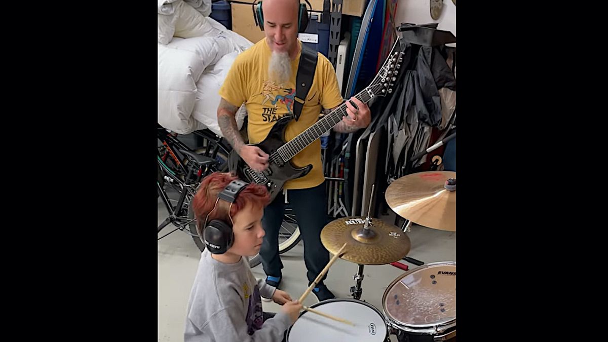 Anthrax’s Scott Ian jamming classic Sepultura with his 10-year-old son is the most wholesome thing you'll see all week