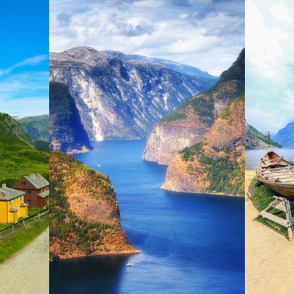 Natural landscape, Nature, Mountainous landforms, Fjord, Mountain, Water resources, Water, Sky, Highland, Landscape,