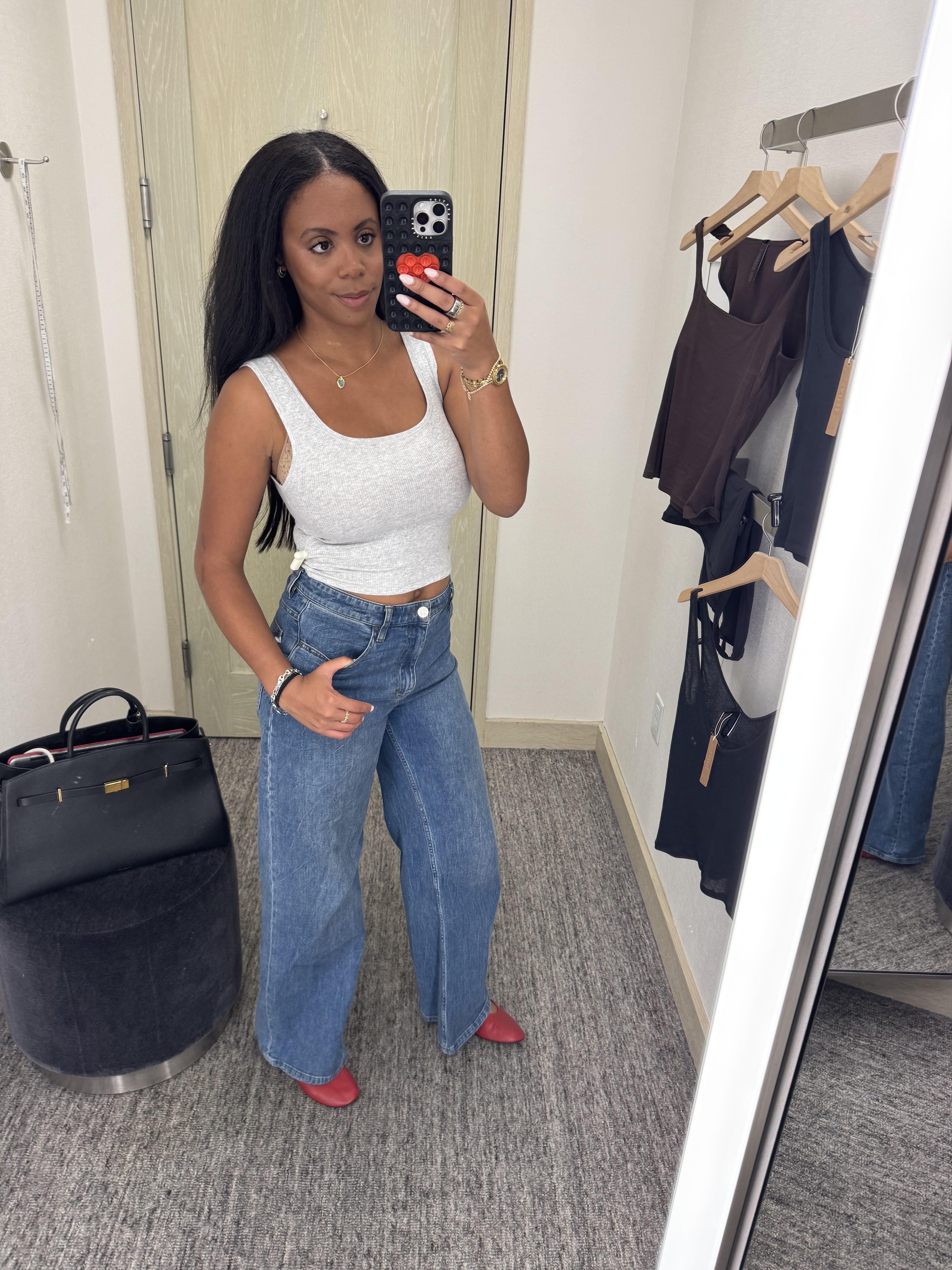 sierra mayhew testing skims tank tops