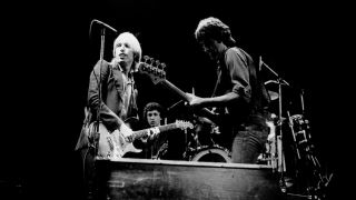Tom Petty and the Heartbreakers perform onstage during the 'Damn the Torpedoes' tour at the Capitol Theatre, Passaic, New Jersey, June 27, 1980.