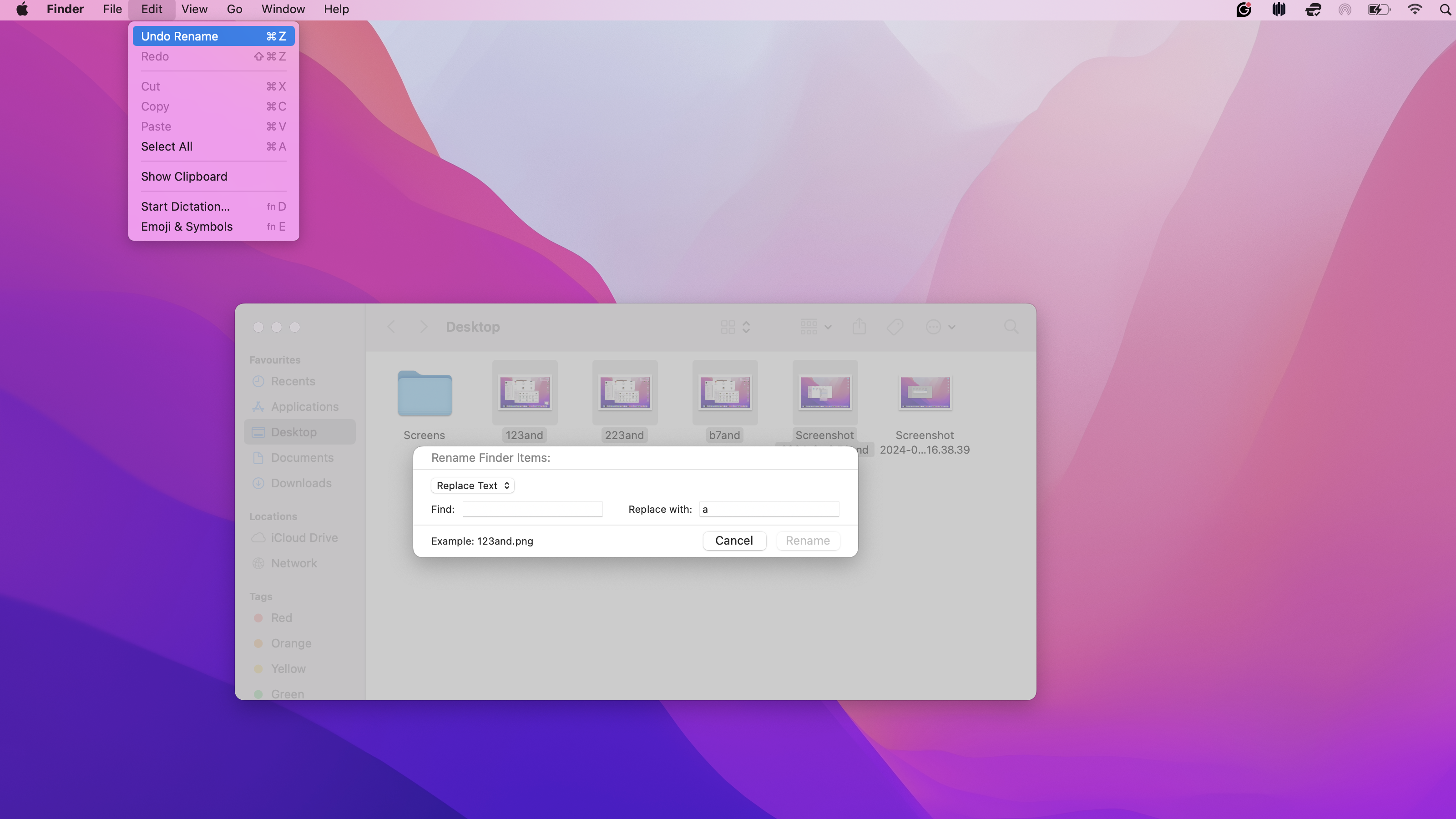 Как переименовать несколько файлов одновременно на Mac