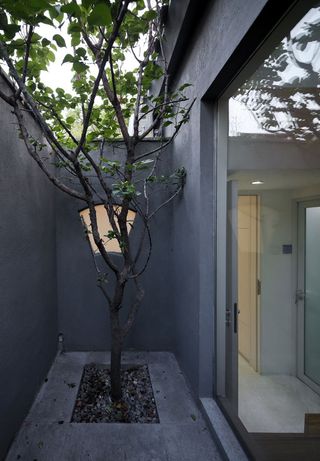 The House’s design takes into careful consideration not only the interior spaces, but also the small terraces and courtyards connected to it