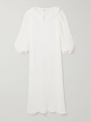 Mia Linen-Blend Gauze Maxi Dress