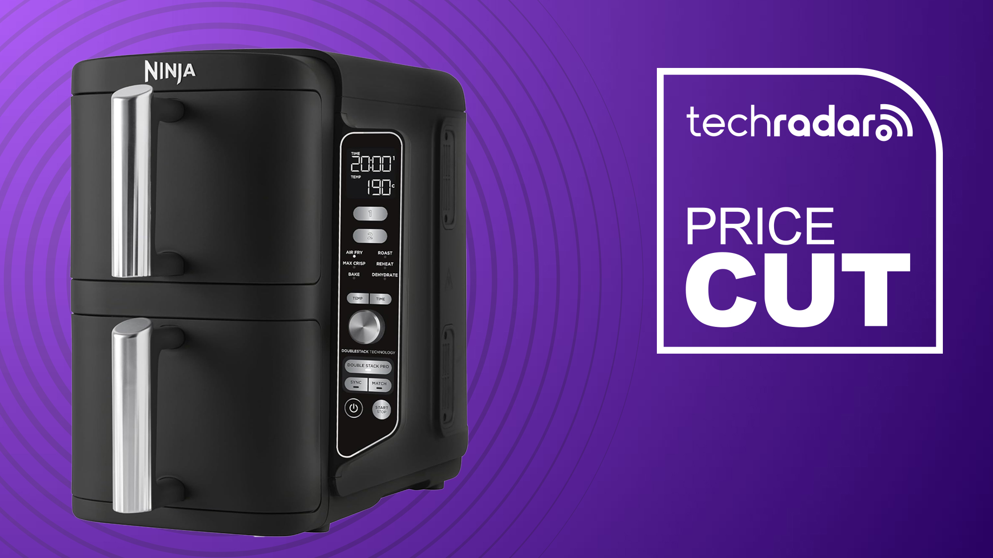 The Ninja Double Stack is the perfect big air fryer for small spaces – and it’s now 26% off in this tasty EOFY deal