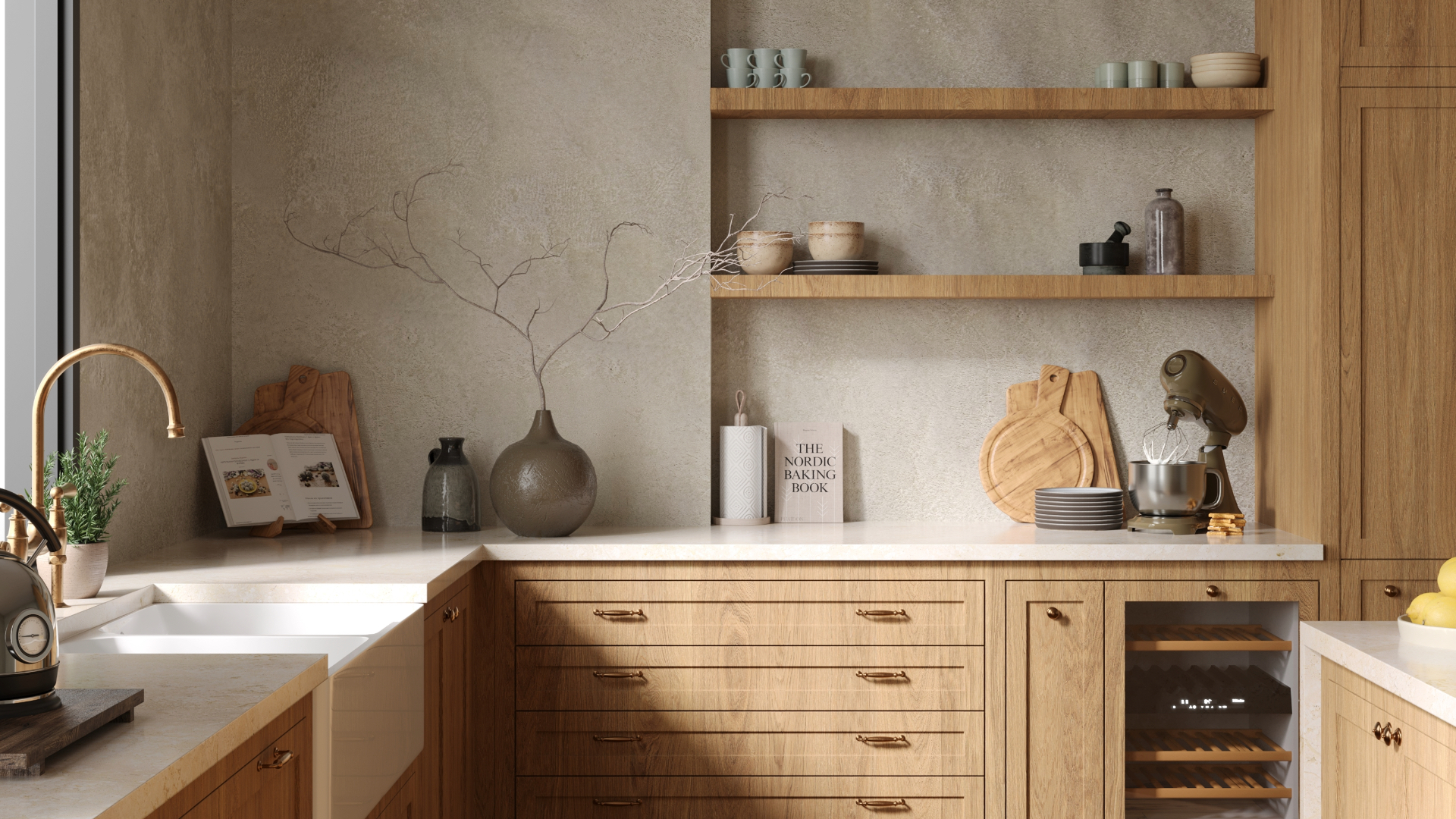 Wooden kitchen