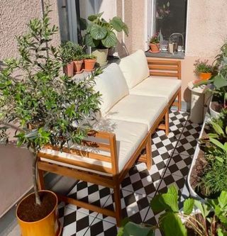 Outdoor lounge deals for small balcony