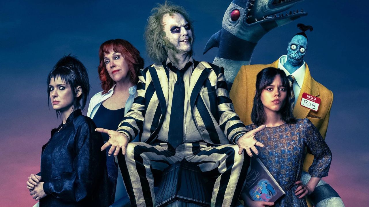 A promotional image for Beetlejuice Beetlejuice