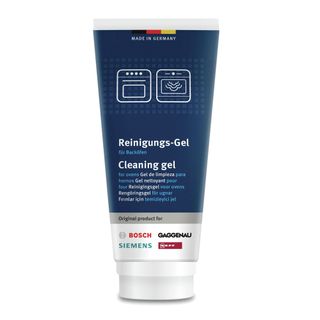 Bosch oven cleaning gel in a blue tube