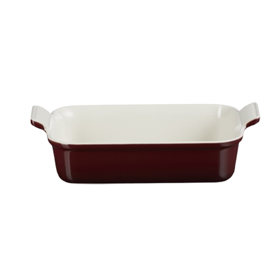 Le Creuset burgundy dish