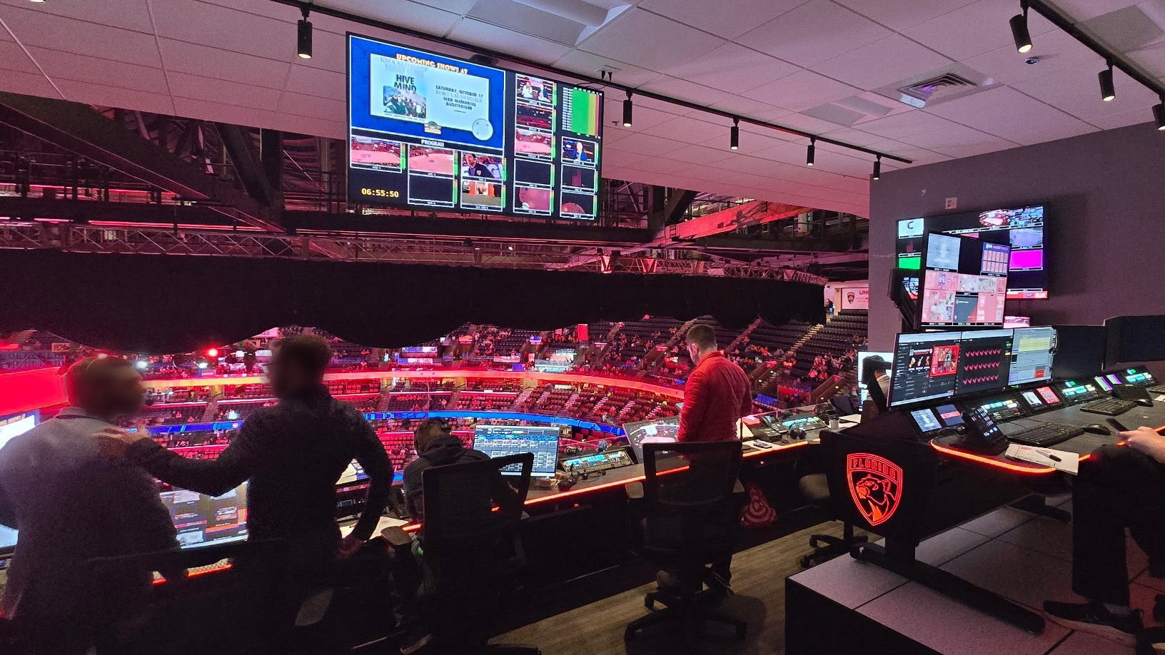 The new production facility at the home arena of NHL's Florida Panthers. 