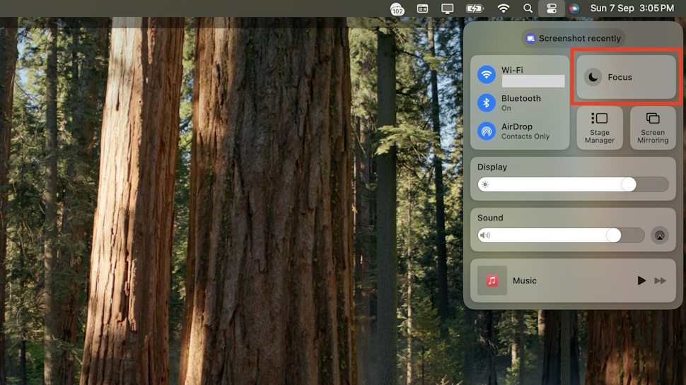 How to access Do Not Disturb on macOS