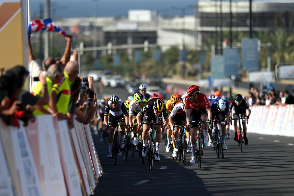 Tim Merlier surges to victory at the Tour of Oman