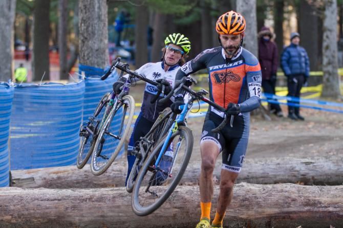 Favata riding calmly into a third-place overall in the Verge NECX Series