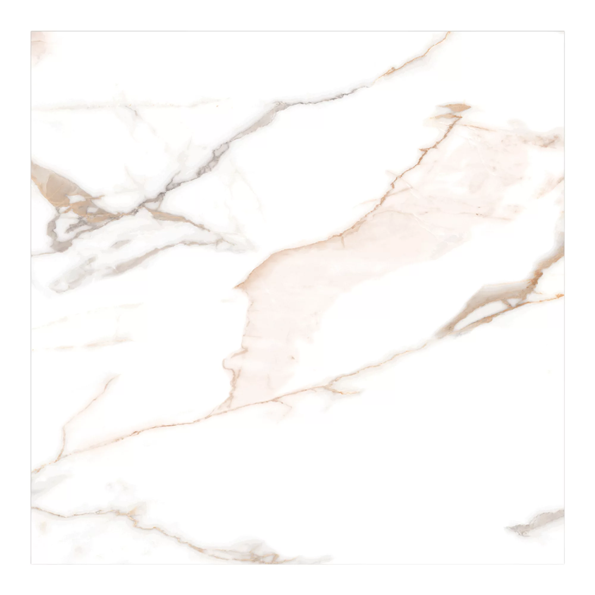Cervo White &amp;amp; Gold Matt Marble Effect Textured Porcelain Indoor Wall &amp;amp; Floor Tile Sample