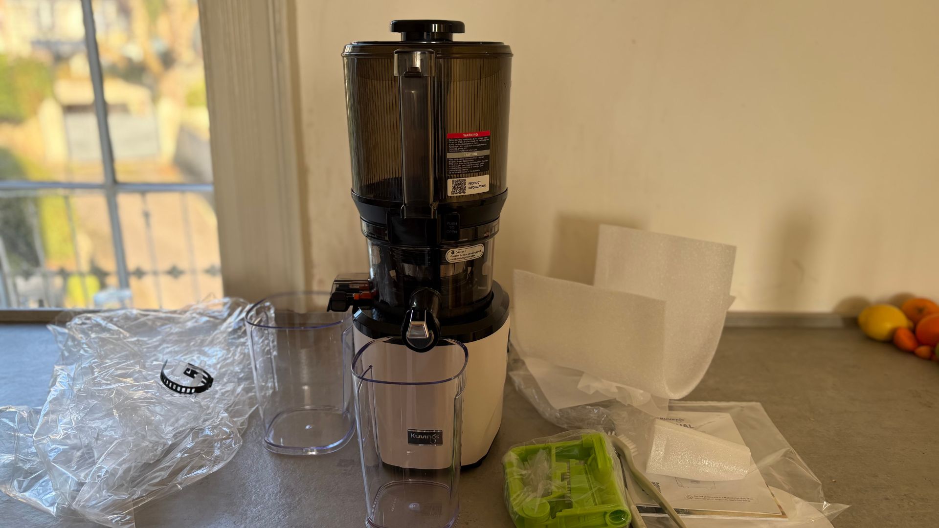 Testing the Kuvings Auto10 Slow Juicer in our kitchen