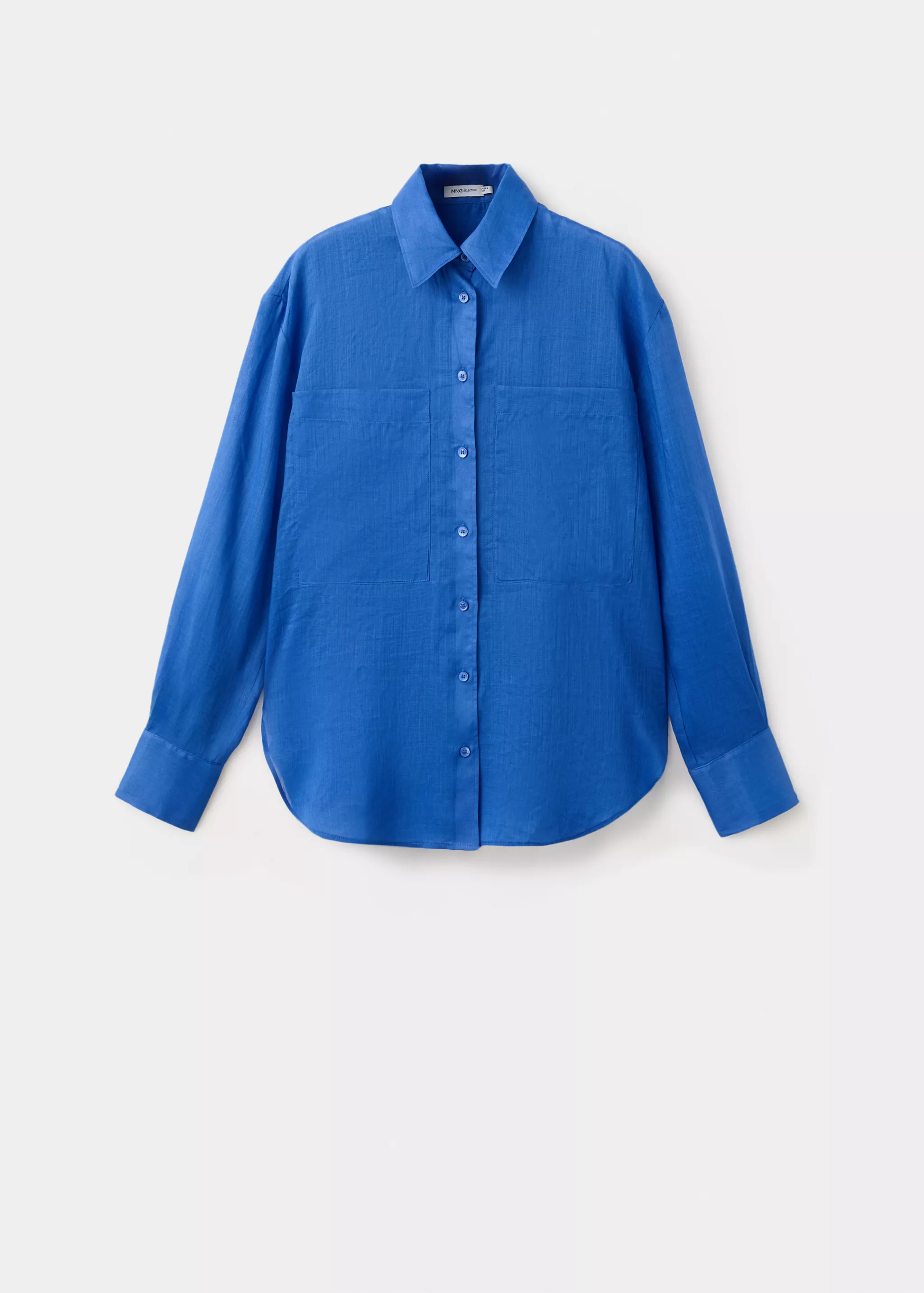 100% Ramie Shirt With Pockets - Women | Mango Usa