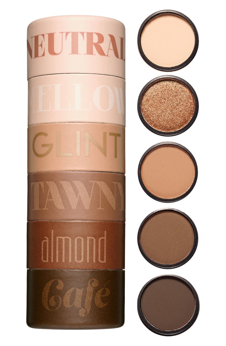 Petite eye shadow pile