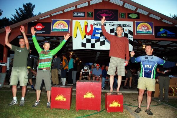 2010 National Ultra Endurance (NUE) Series masters' podium (note: winner Robert Herriman and runner-up Bill Nagel are missing).