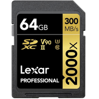 Lexar Professional 2000x UHS-II (64GB) $94.99