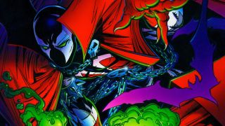 Spawn #1 Images Comics artwork of the demonic character