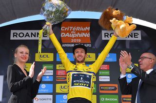 Adam Yates (Mitchelton-Scott) moves into the overall lead after the time trial at the Criterium du Dauphine