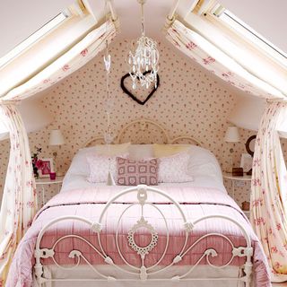 attic wall bedroom