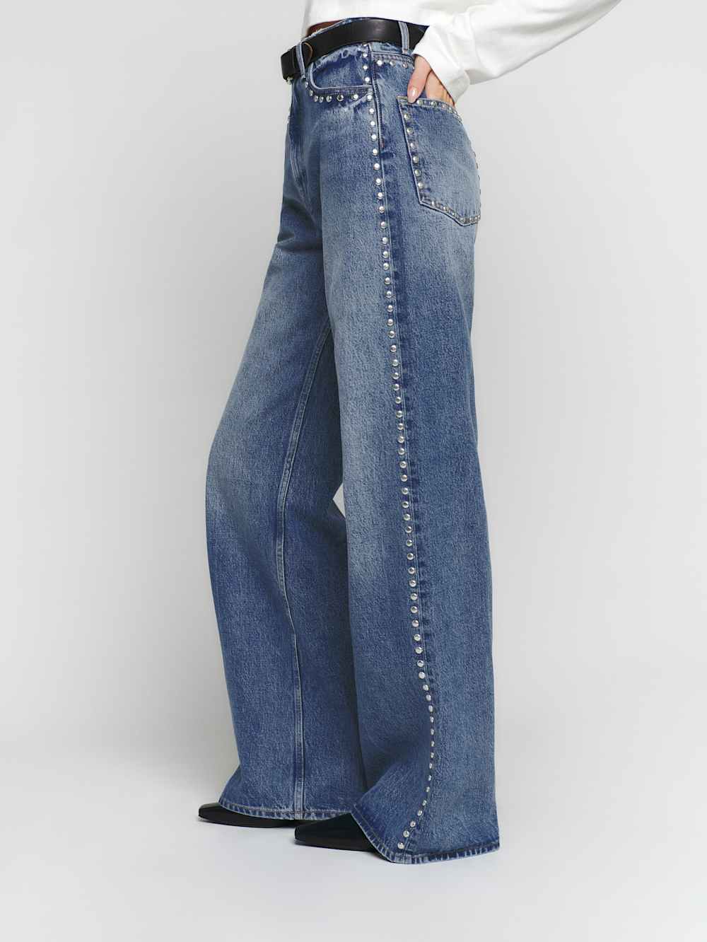 Cary High Rise Slouchy Wide Leg Jeans
