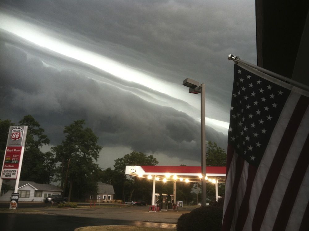 June 29 Derecho in northern Indiana.