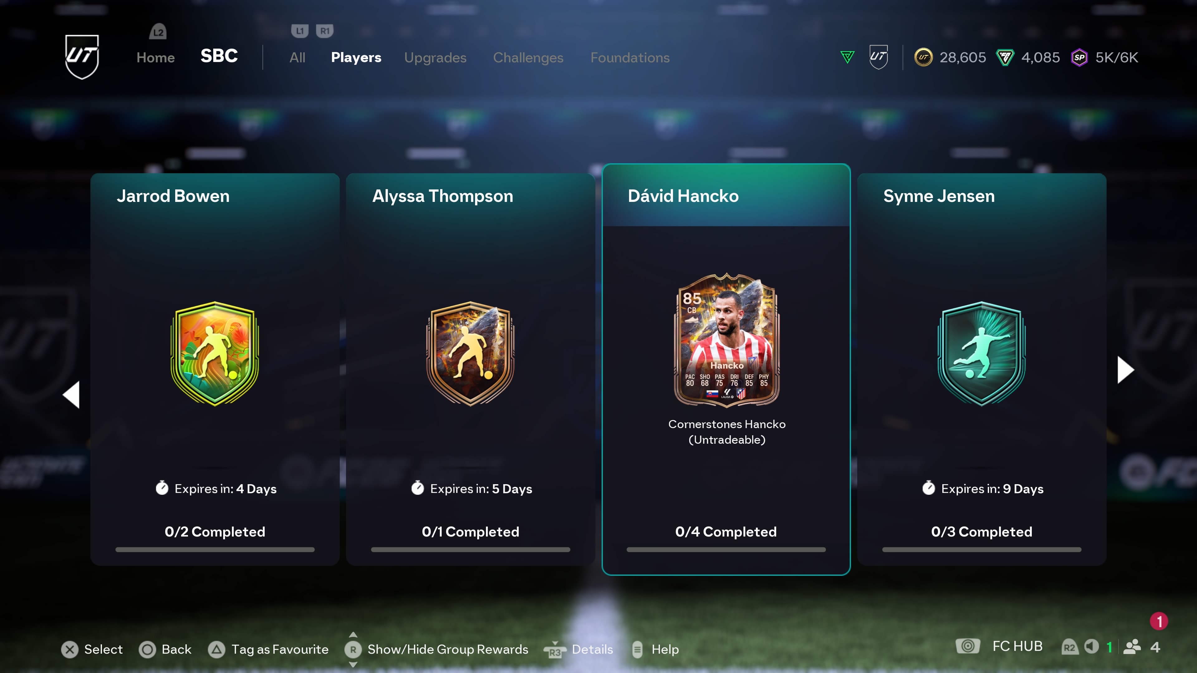FC 26 Cornerstones SBCs including David Hancko